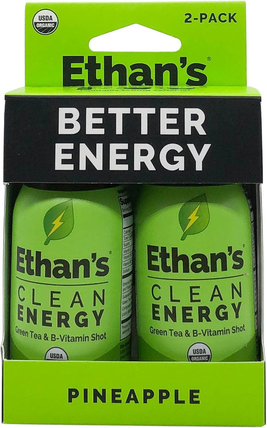 Organic Pineapple Aloe Energy Shot Duo by Ethan - 2 FZ