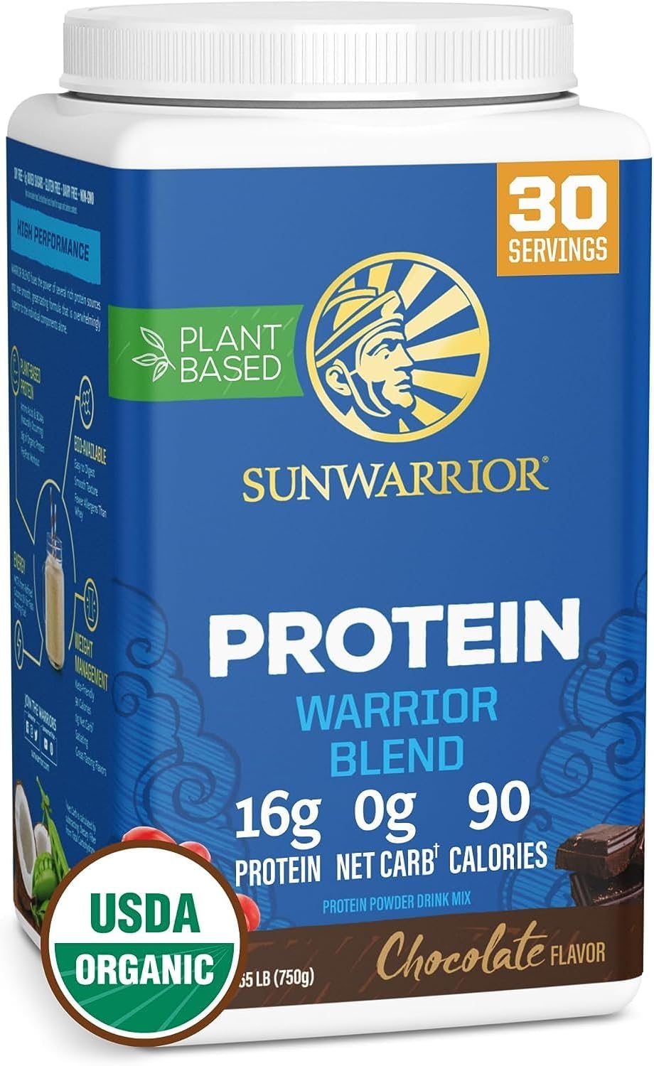 Organic Plant-Based Vegan Protein Powder Bundle - 2 Pack