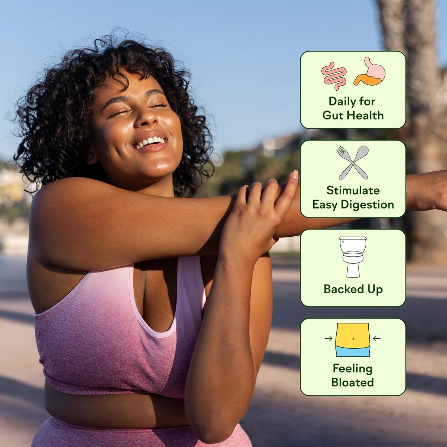 Organic Prebiotic & Probiotic Powder for Gut Health Support - Sugar Free, Non GMO, Vegan - Tropical Mango Flavor - 30CT
