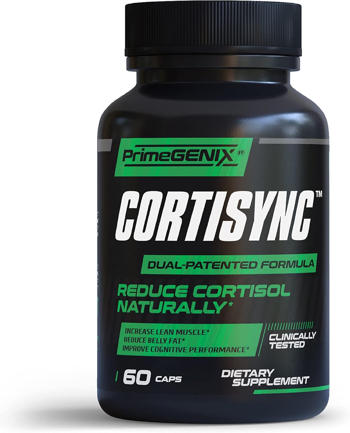 Organic PrimeGENIX CortiSync Supplement - Reduce Cortisol, Boost Energy, Enhance Focus