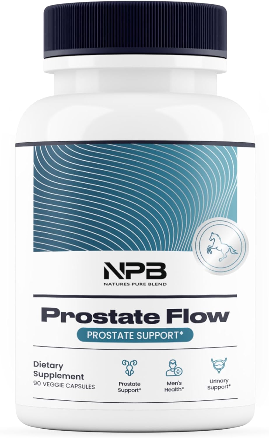 Organic Prostate Support Capsules with Saw Palmetto, Turmeric, Green Tea, and Cranberry - Men's Health and Urinary Support - 90 Count