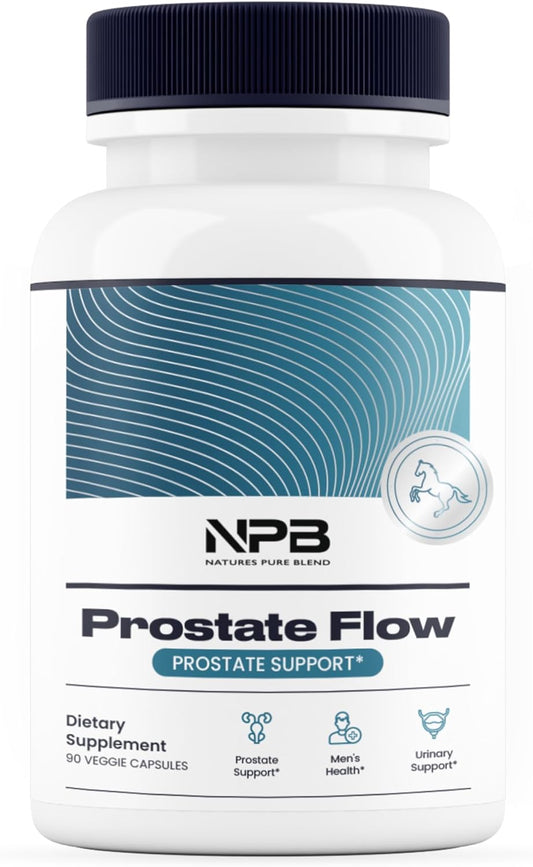Organic Prostate Support Capsules with Saw Palmetto, Turmeric, Green Tea, and Cranberry - Men's Health and Urinary Support - 90 Count