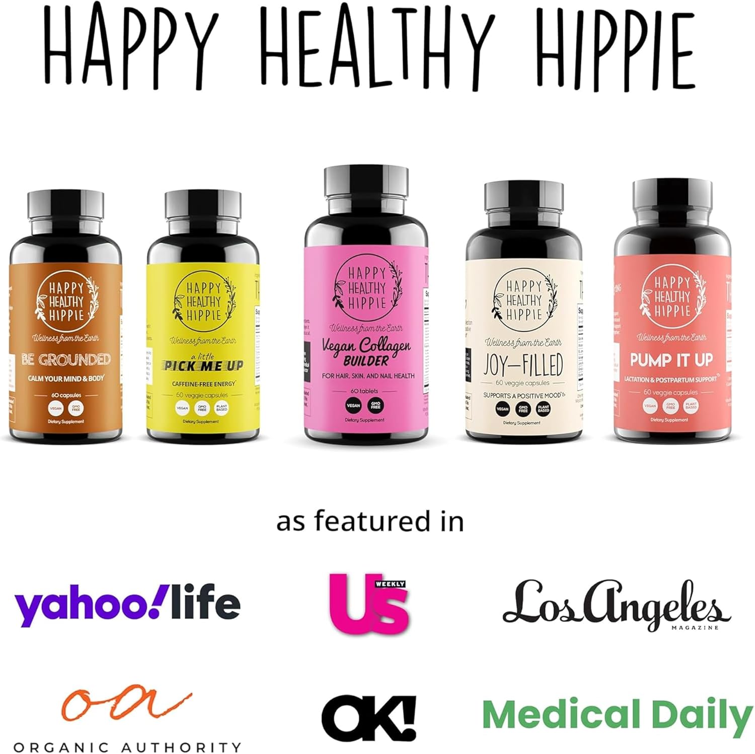 Organic Pump It Up Lactation Supplement & Vegan Collagen Builder by Happy Healthy Hippie