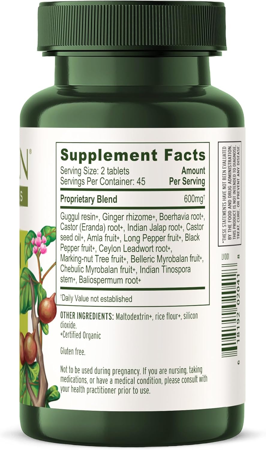 Organic Punarnavadi Guggulu Tablets for Joint Health - Kidney & Urinary System Support - 90 Tablets - Non-GMO Vegan Formula