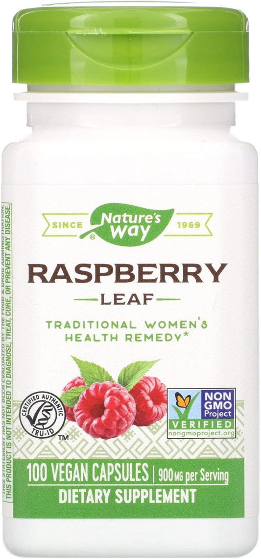 Organic Red Raspberry Leaf Capsules - 450 mg, 100 Count by Nature's Way