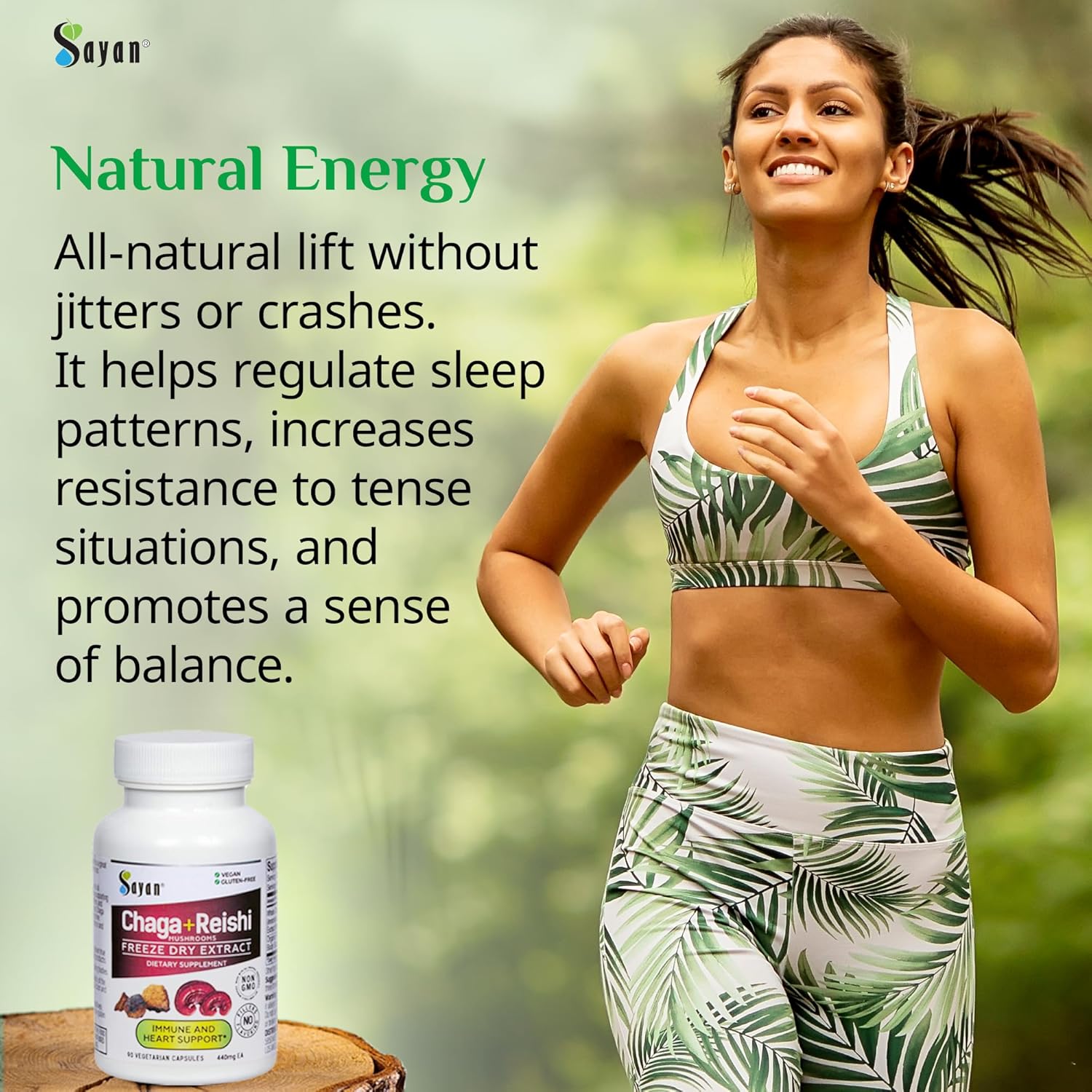 Organic Reishi and Siberian Chaga Mushroom Extract Capsules - Immune System Support and Energy Boost - Wild-Harvested Antioxidant Blend - 90 Capsules