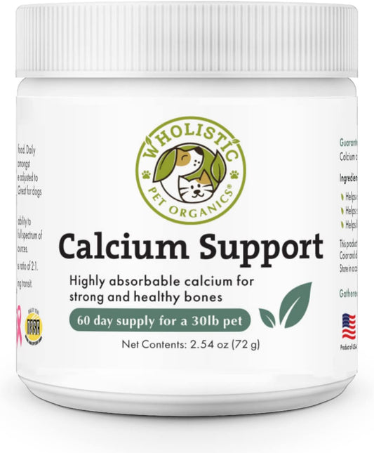 Organic Sea Coral Calcium Dog Supplement for Teeth and Bone Health
