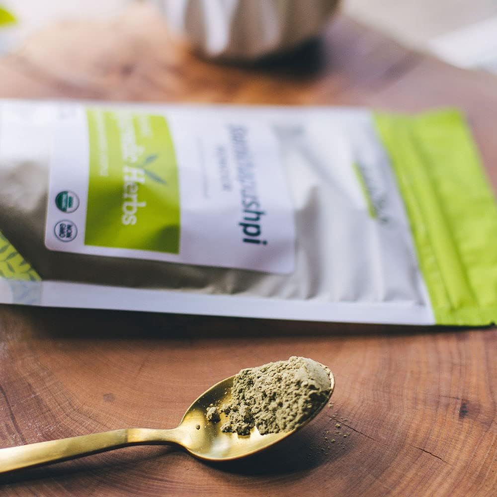 Organic Shankhapushpi Powder for Brain Support & Calmness - 1/2lb Vegan Non-GMO Powder