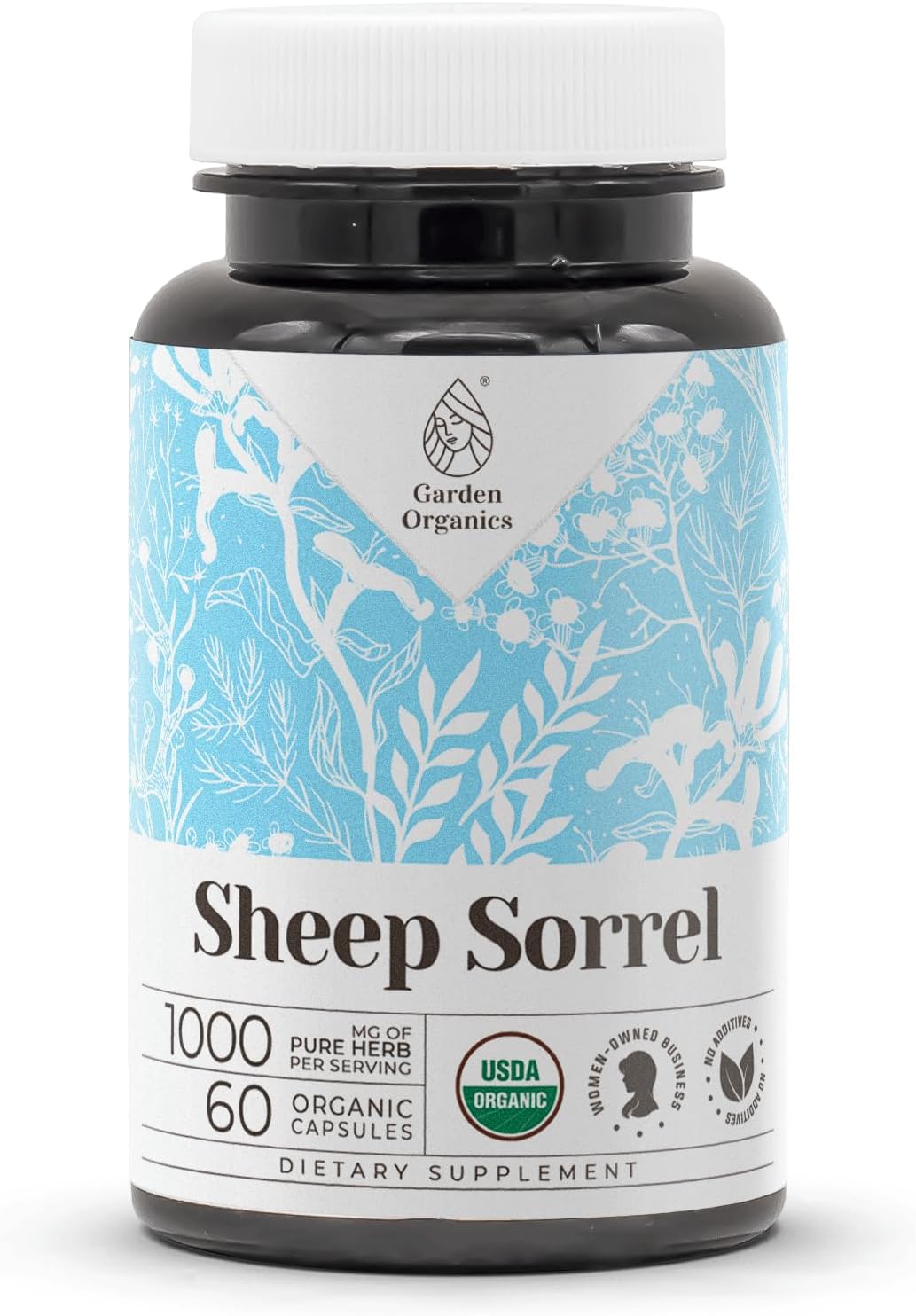 Organic Sheep Sorrel Capsules - High-Potency Circulatory System Supplement - 60 Vegetarian Capsules - USDA Certified