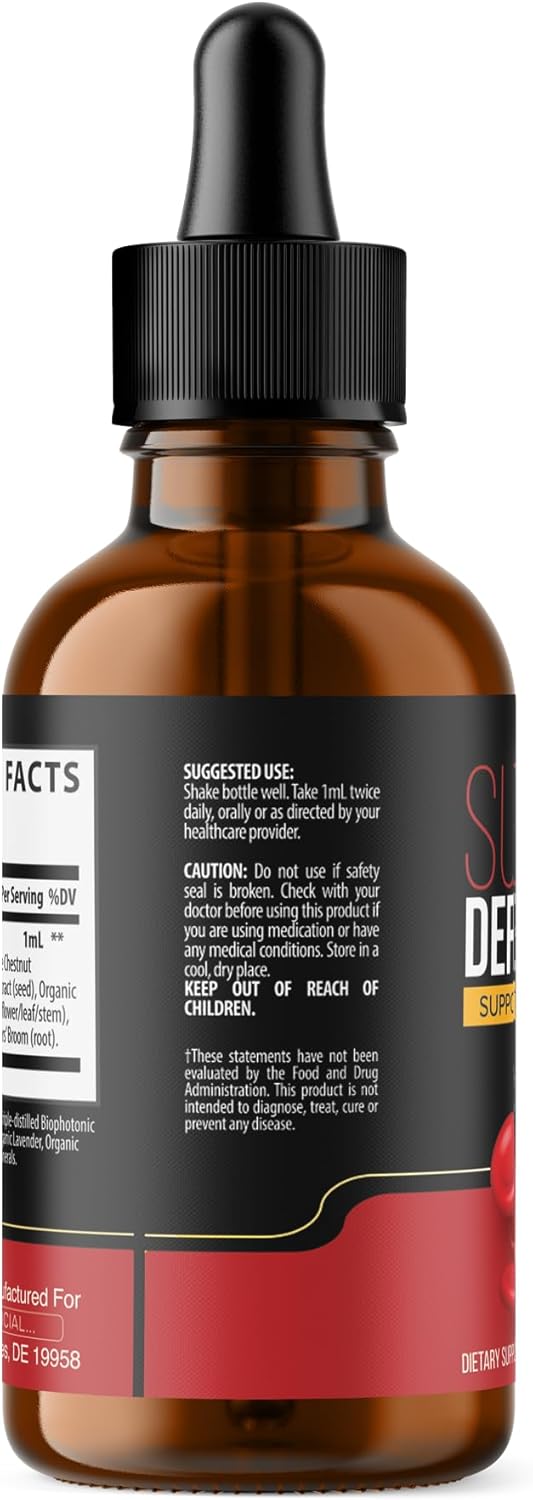 Organic Sugar Defender Drops Formula - 2 Pack of Maximum Strength Supplement with Hawthorn Berry - Official Sugar Defender Reviews