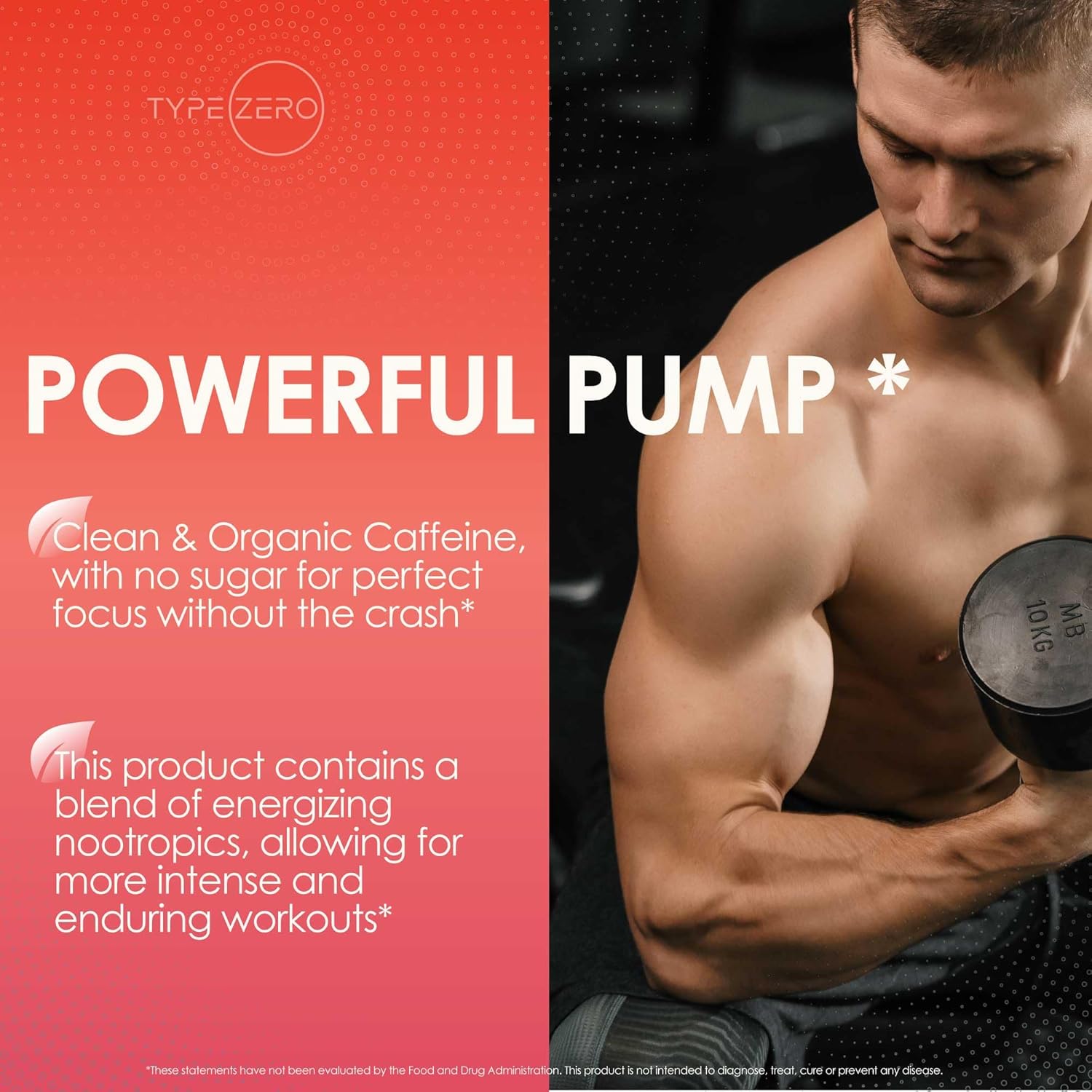 Organic Sugar-Free Pre-Workout Powder with Beet Root, L-Arginine, and L-Citrulline for Men & Women, Fruit Punch Flavor (11.3 oz)