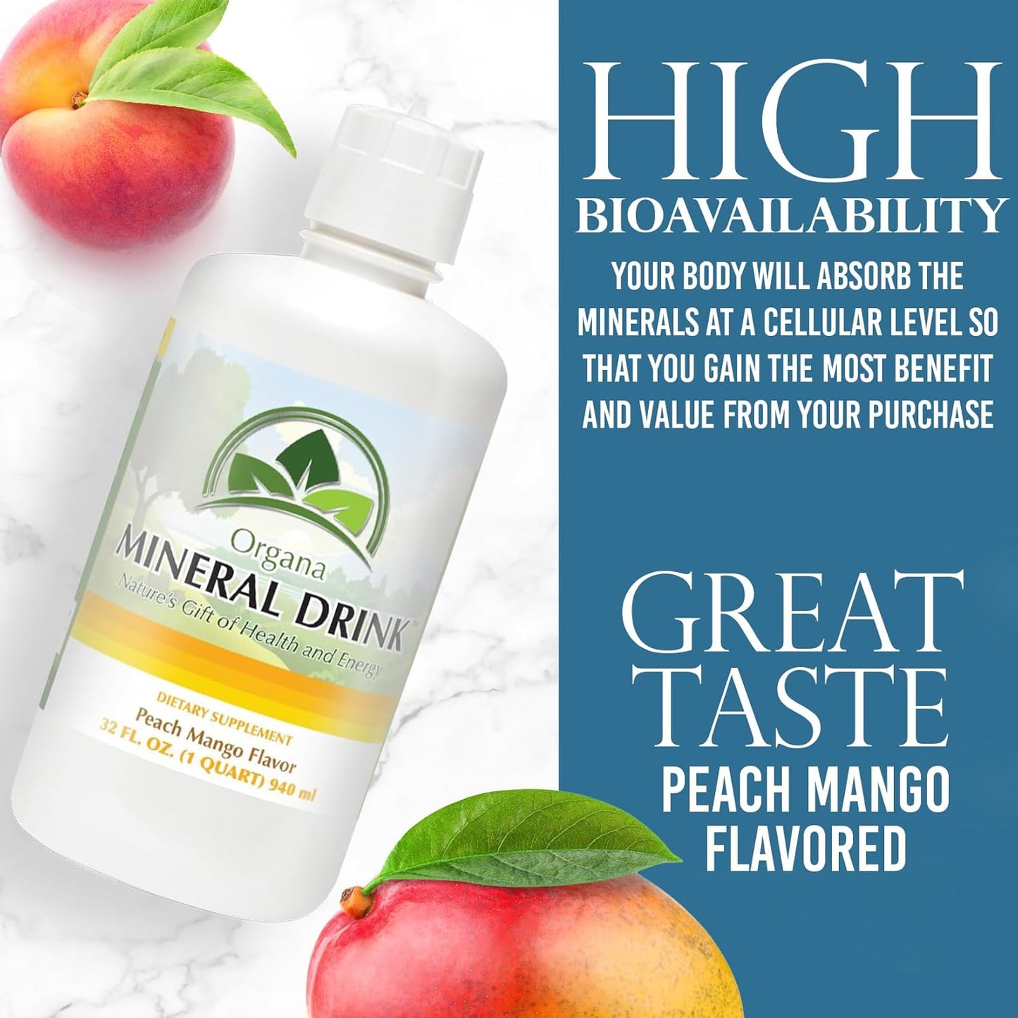 Organic Trace Minerals Supplement - NutriNoche Organa Plant Derived Formula