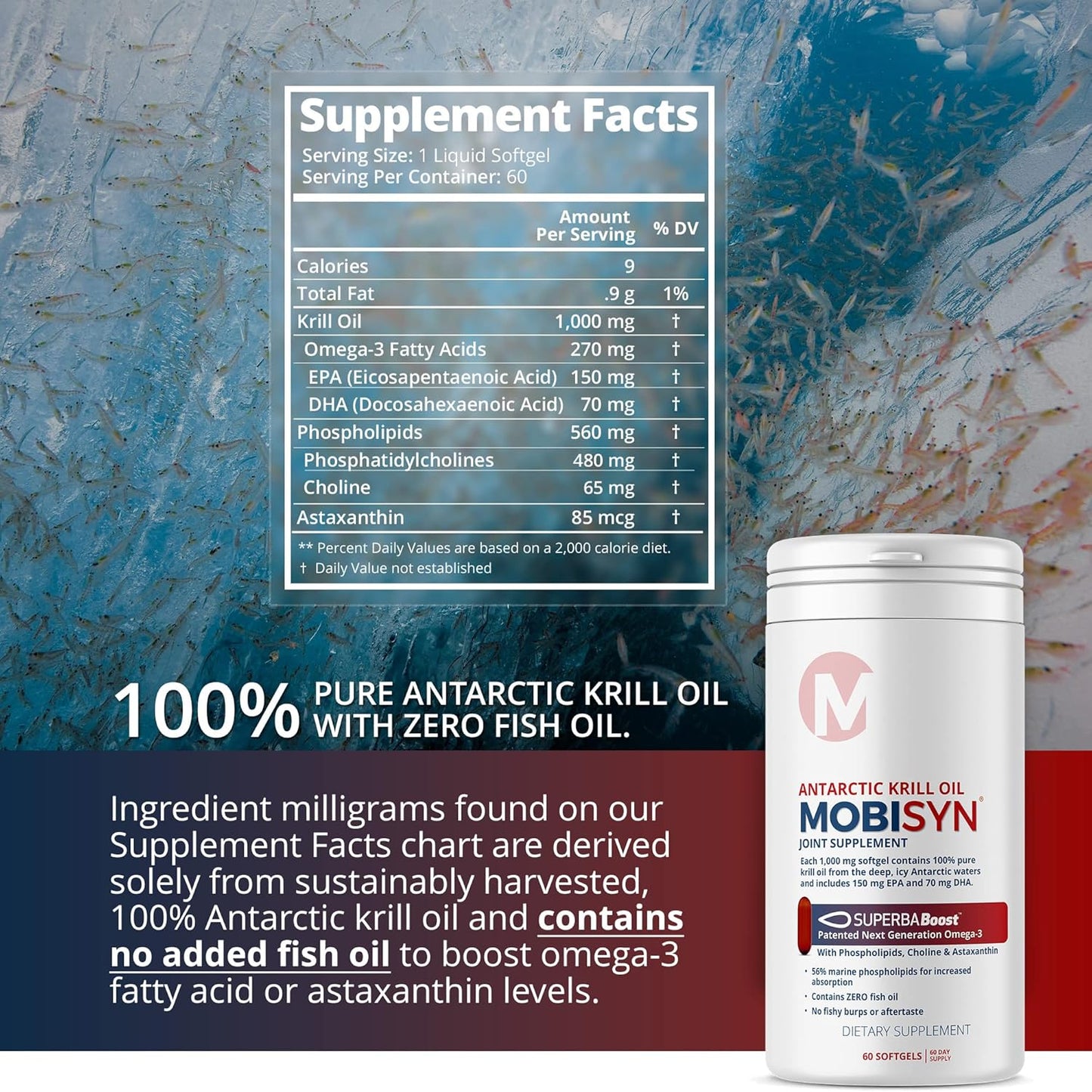 Organic Turmeric and Astaxanthin Supplement with Krill Oil - Mobisyn Organics