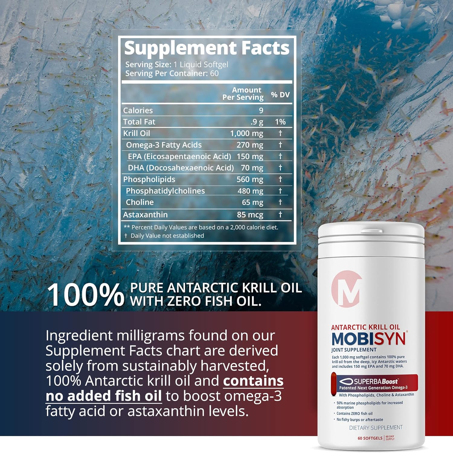 Organic Turmeric and Astaxanthin Supplement with Krill Oil - Mobisyn Organics
