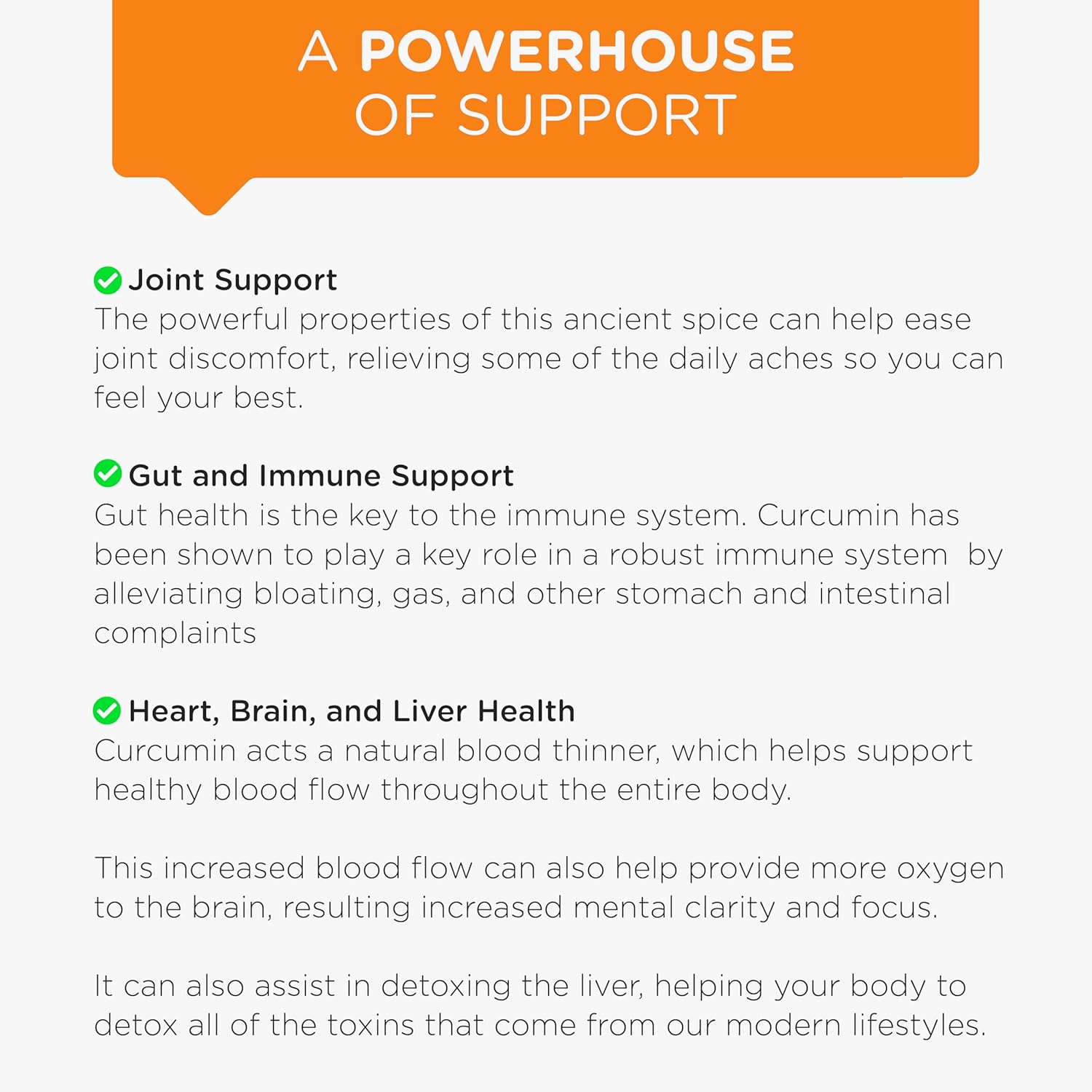 Organic Turmeric BioSoluble Curcumin Bulk Powder for Joint & Muscle Support - 90g