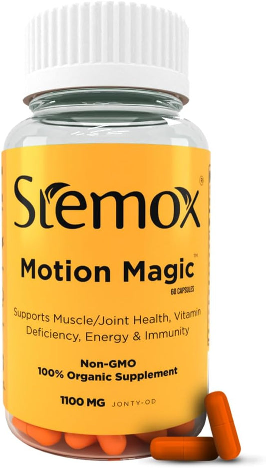 Organic Turmeric Collagen Supplement with MSM and Ginseng for Joint Health - 1100MG Anti Inflammatory Formula - 60 Capsules
