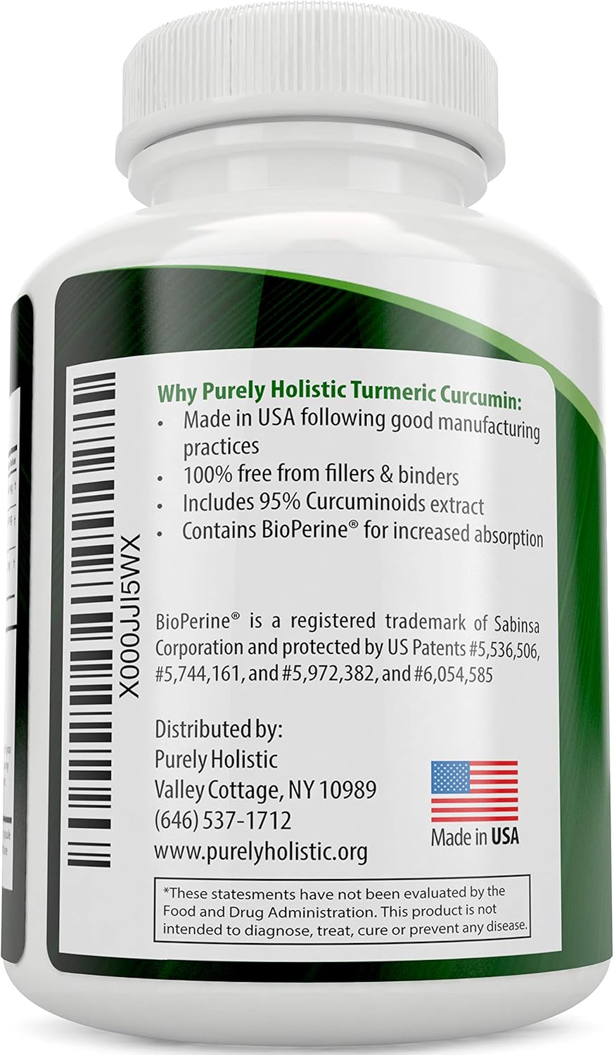 Organic Turmeric Curcumin 700mg & Bioperine + Phytoceramides Skin Therapy Bundle - Vegan - 120 + 60 Capsules - USA Made
