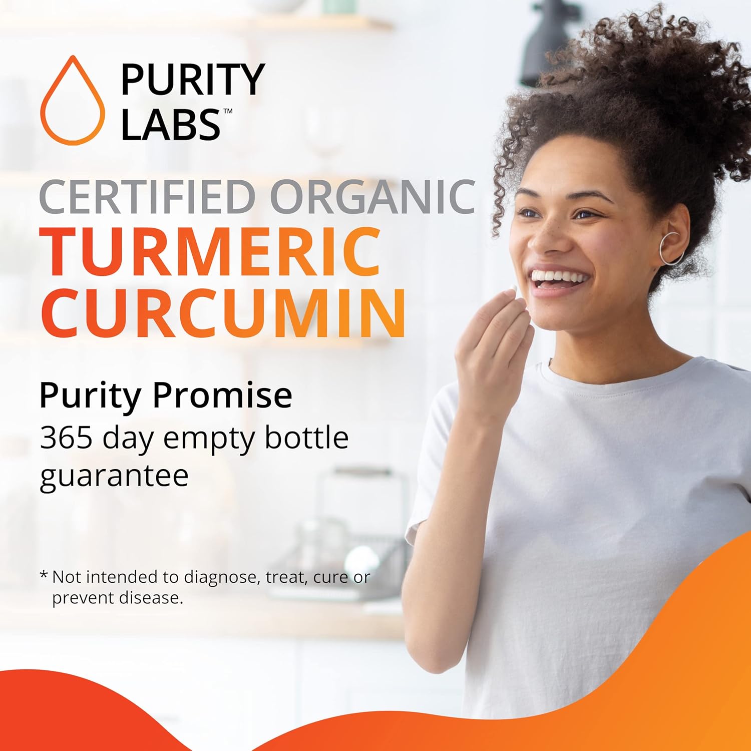 Organic Turmeric Curcumin Supplement with Black Pepper Bioperine - 2,250 MG/Serving, 95% Curcuminoids - Antioxidant Joint, Muscle, and Brain Support - Non-GMO Vegetarian Capsules - 120 Count