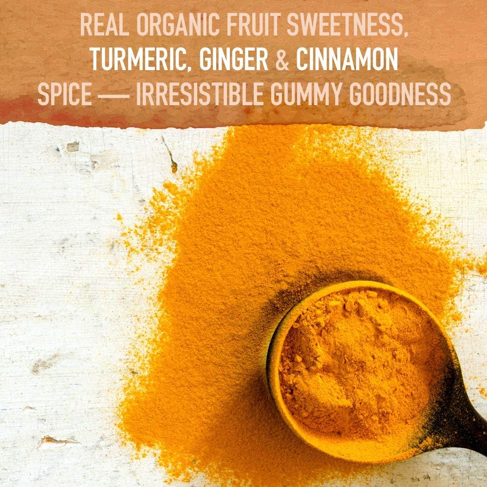 Organic Turmeric Gummy & High Potency Zinc Bundle - 120ct Turmeric Gummies + 60ct Raw Zinc Capsules