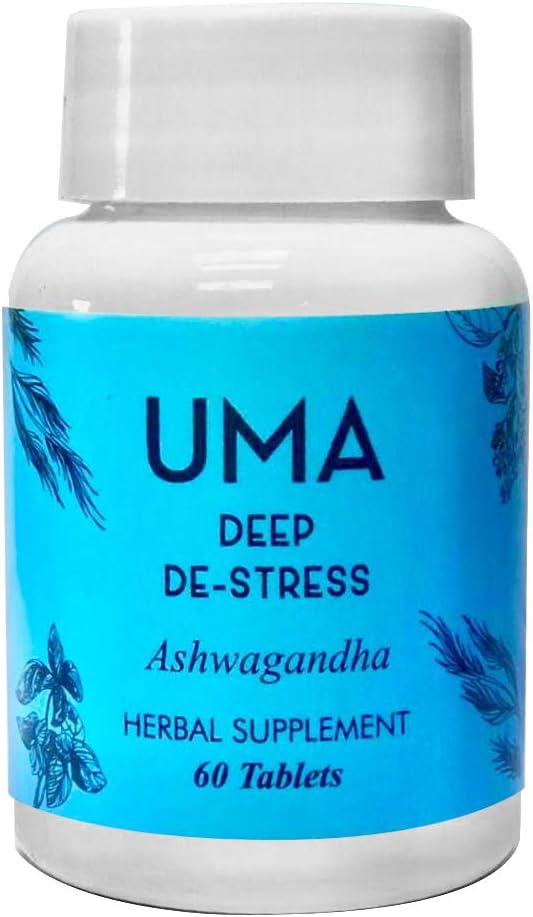 Organic UMA Deep De-Stress Ashwagandha Herbal Supplement for Calmness & Relaxation