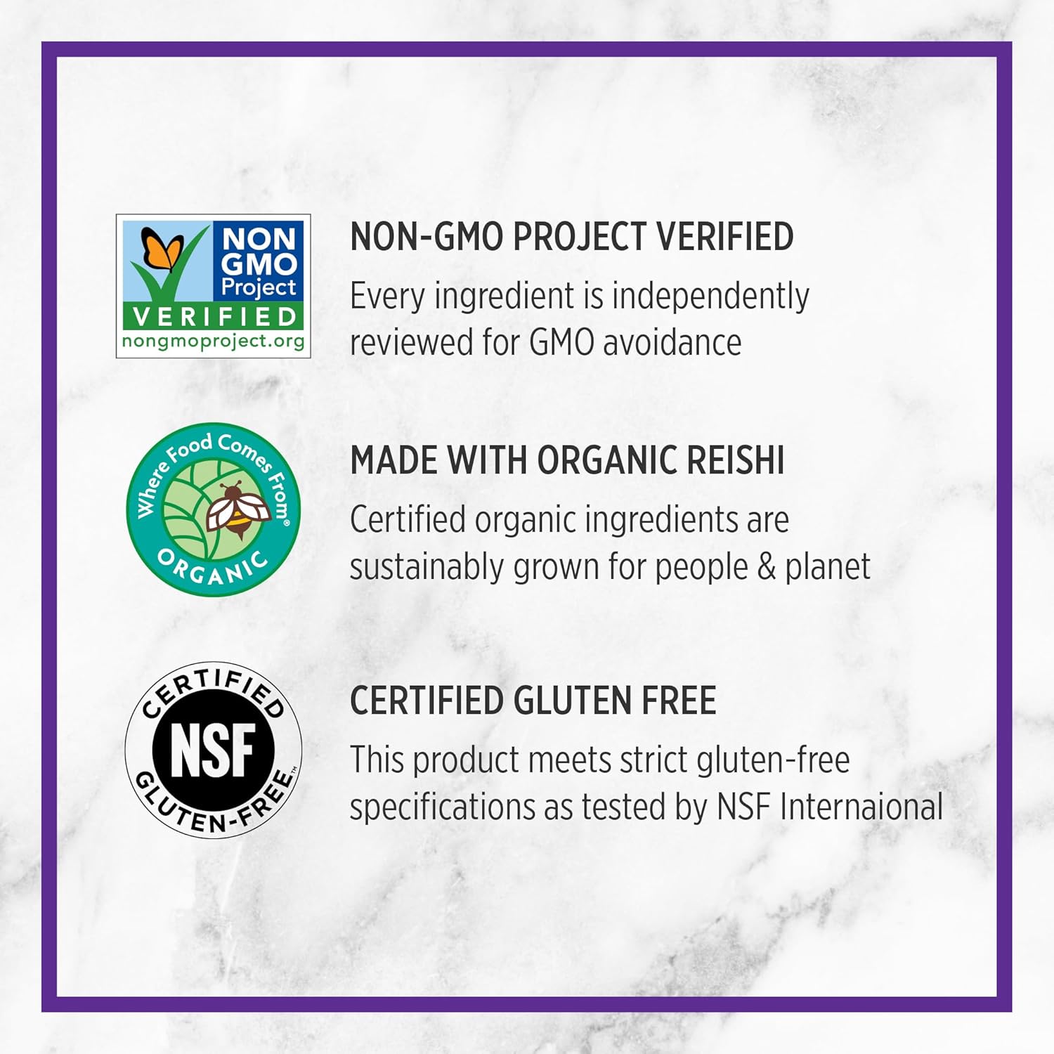 Organic USA-Grown Reishi Mushroom Capsules for Vitality Support - Vegan Superfood Supplement, Non-GMO, Gluten Free - 60 ct