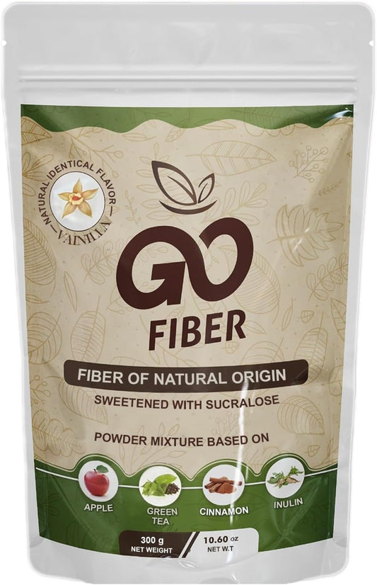 Organic Vanilla Fiber Supplement with 100% Natural Ingredients - 10.6 oz