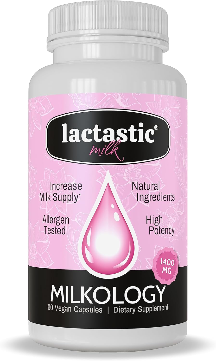 Organic Vegan Breast Milk Supplement for Increased Supply - 60 Capsules