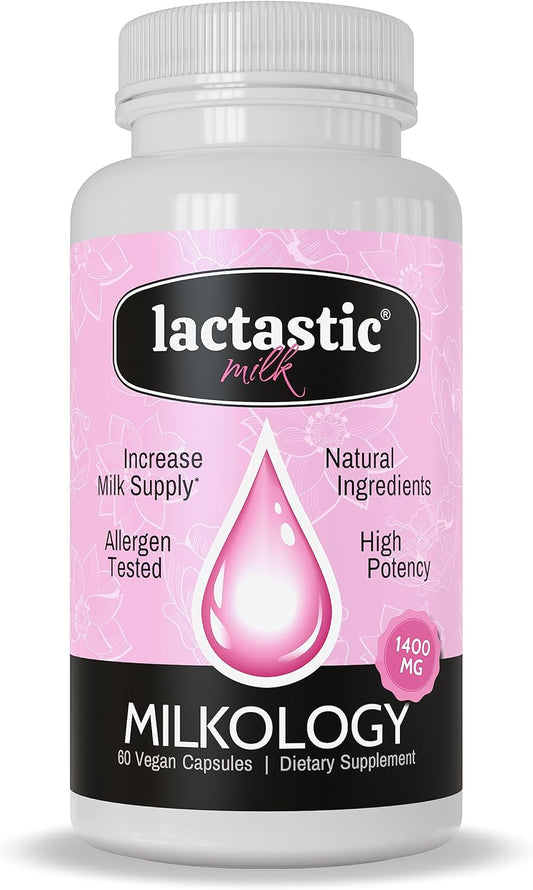 Organic Vegan Breast Milk Supplement for Increased Supply - 60 Capsules