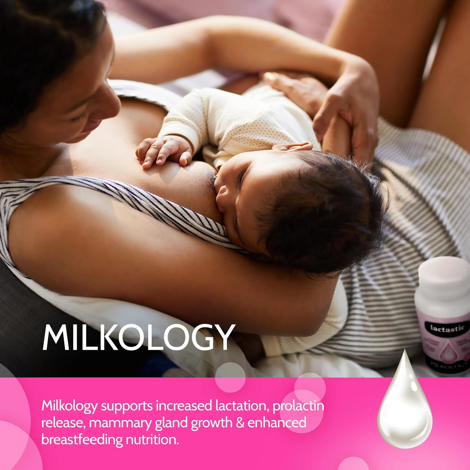 Organic Vegan Breast Milk Supplement for Increased Supply - 60 Capsules