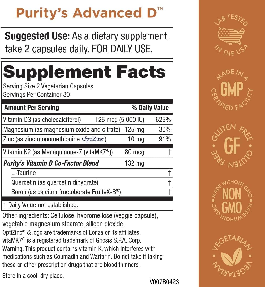 Organic Vegan Collagen Builder with Vitamins D3, K2, C, and Biotin - 30 Servings