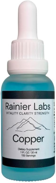 Organic Vegan Copper Supplement Tincture for Health Support | Rainier Labs