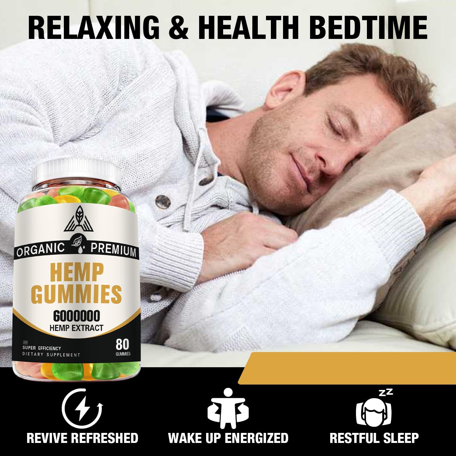 Organic Vegan DriRaych Gummies with Omega 3 6 9 and Vitamins - 1122039