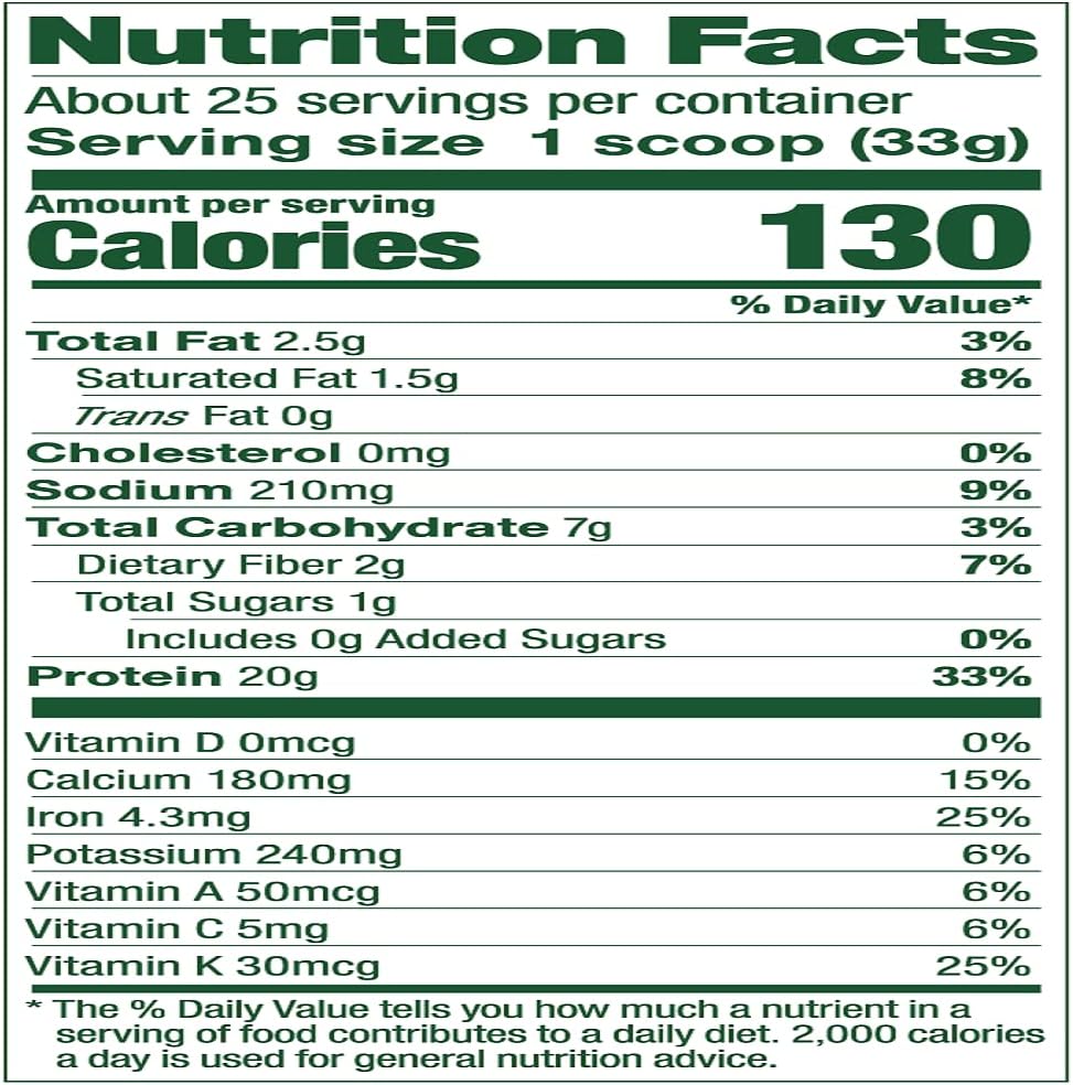 Organic Vegan Protein Powder with Greens, Chocolate Flavor - Vega All-in-One Blend