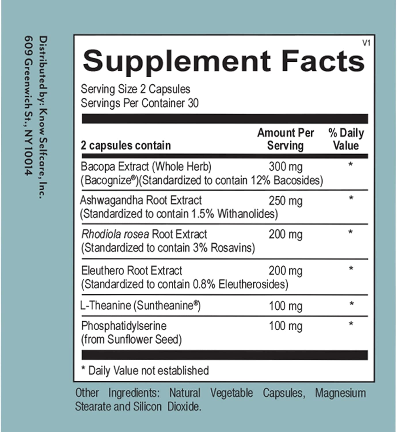 Organic Veracity Cortisol Calming Supplement for Women - Hormone Balance with Ashwagandha, Bacopa, Eleuthero, L Theanine - 60 Capsules