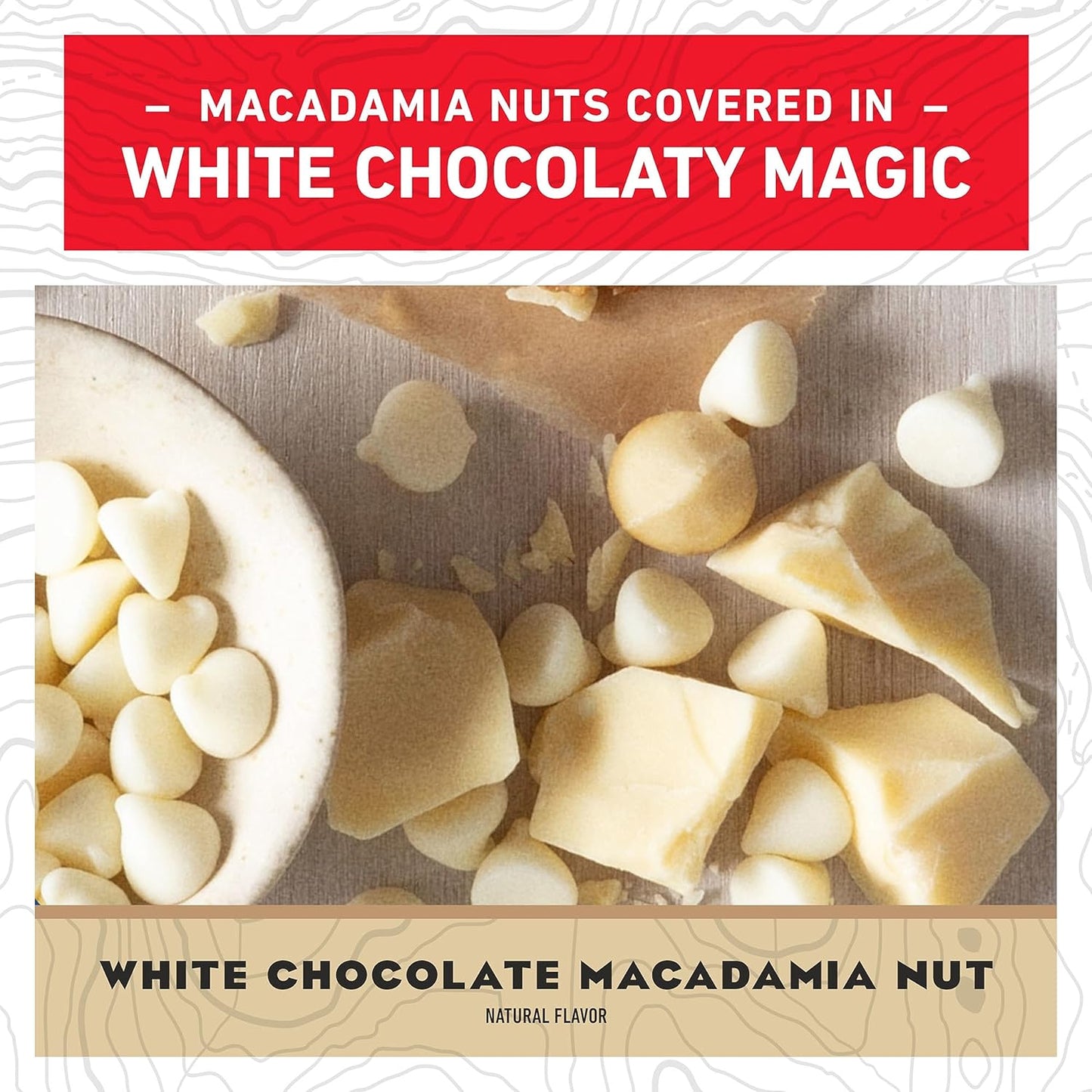 Organic White Chocolate Macadamia Nut Clif Bars - 9g Protein, Non-GMO, Plant Based Energy Bars - 12 Pack of 2.4 oz Bars