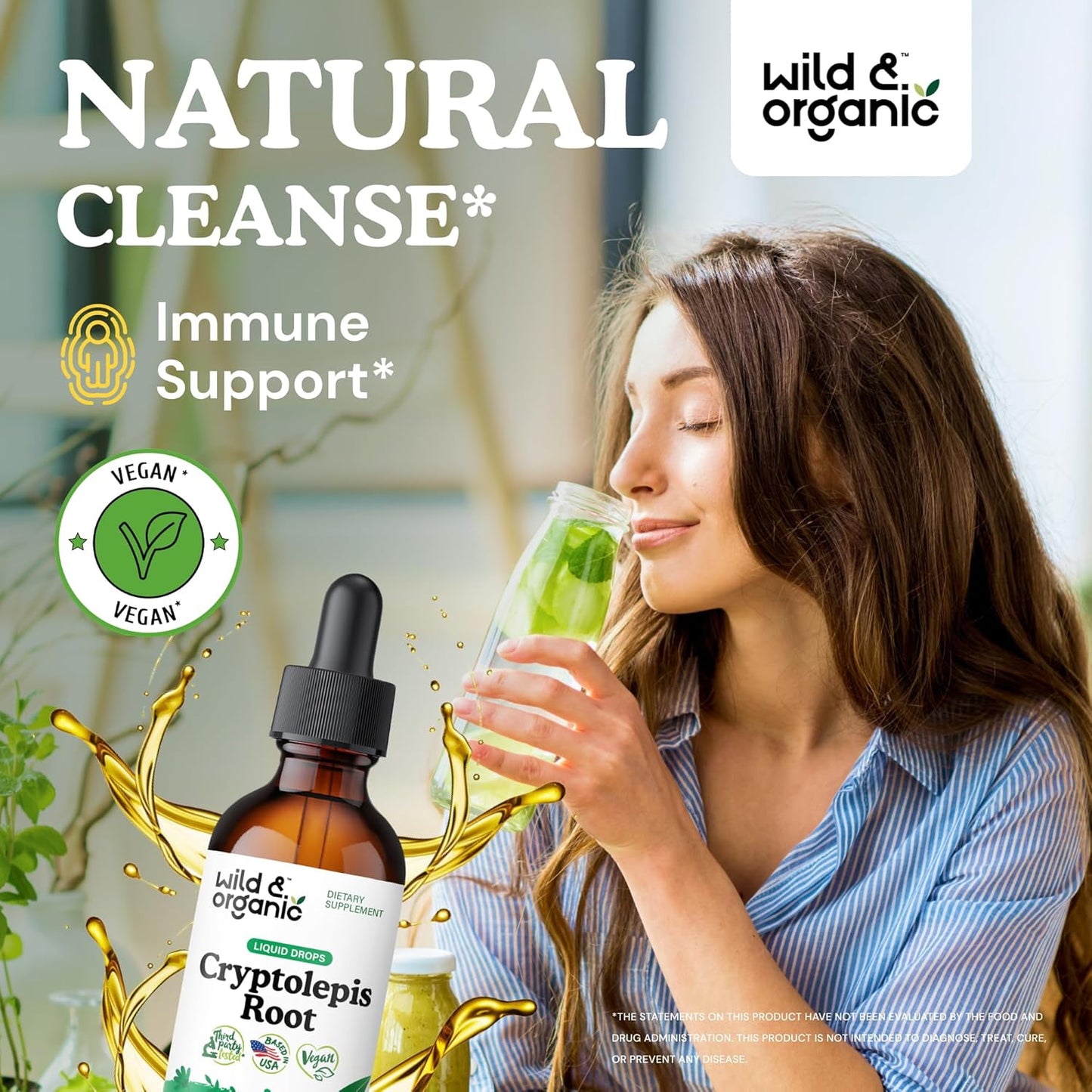 Organic Wild Cryptolepis Root and Black Walnut Tincture Duo - 2 fl oz Each