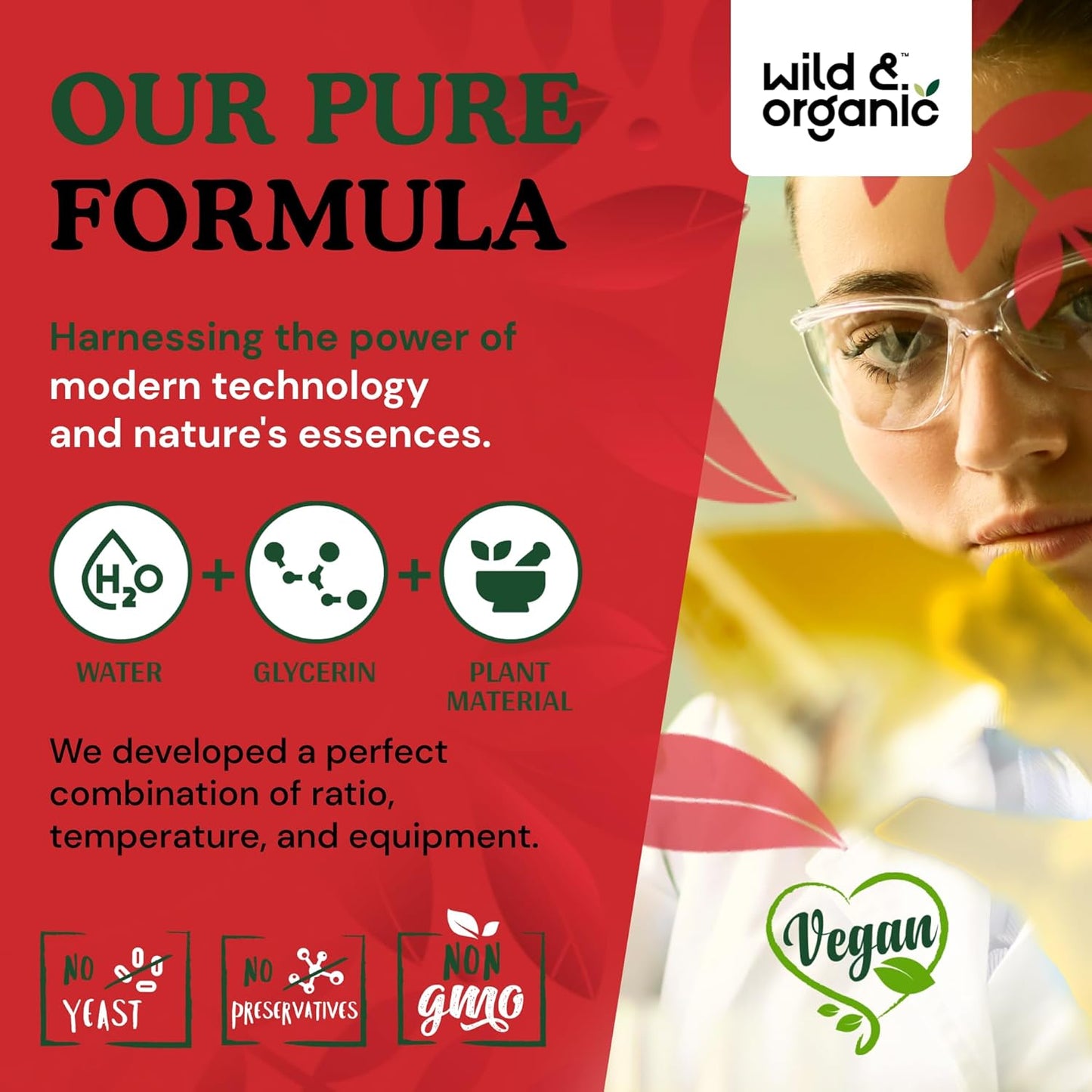 Organic Wild Hawthorn Berry Tincture - 600 mg Liquid Supplement - Vegan, Sugar & Alcohol-Free - 4 fl oz Bottle