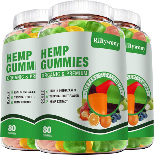 Organicmetabolism boosterGummies 3 Pack - High Potency Sleep, Pain, Anxiety Relief - 240 Count Vegan Bear Gummies withmetabolism boosterOil Extract