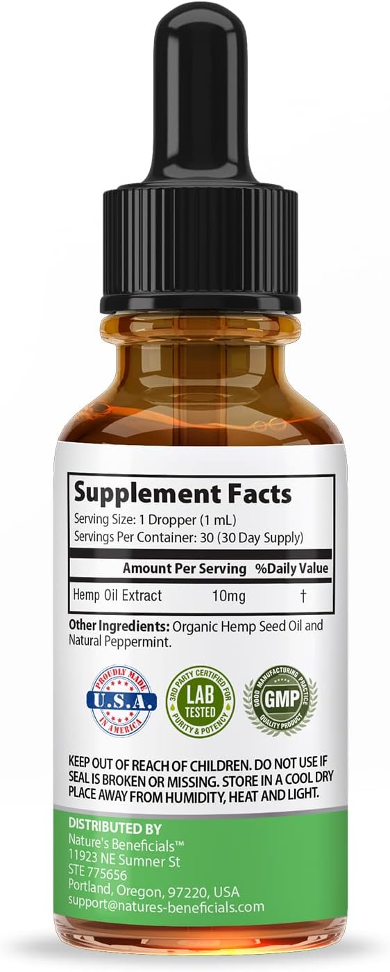 Organicmetabolism boosterOil Extract Drops, 300mg - Omega Fatty Acids 3 6 9, Non-GMO Ultra-Pure CO2 Extracted by NATURE'S BENEFICIALS