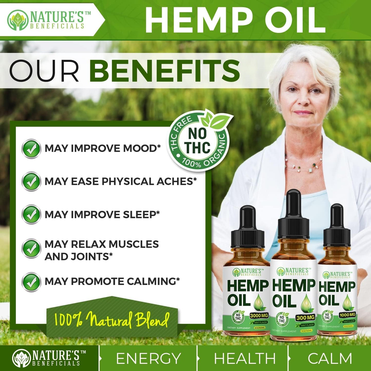 Organicmetabolism boosterOil Extract Drops, 300mg - Omega Fatty Acids 3 6 9, Non-GMO Ultra-Pure CO2 Extracted by NATURE'S BENEFICIALS