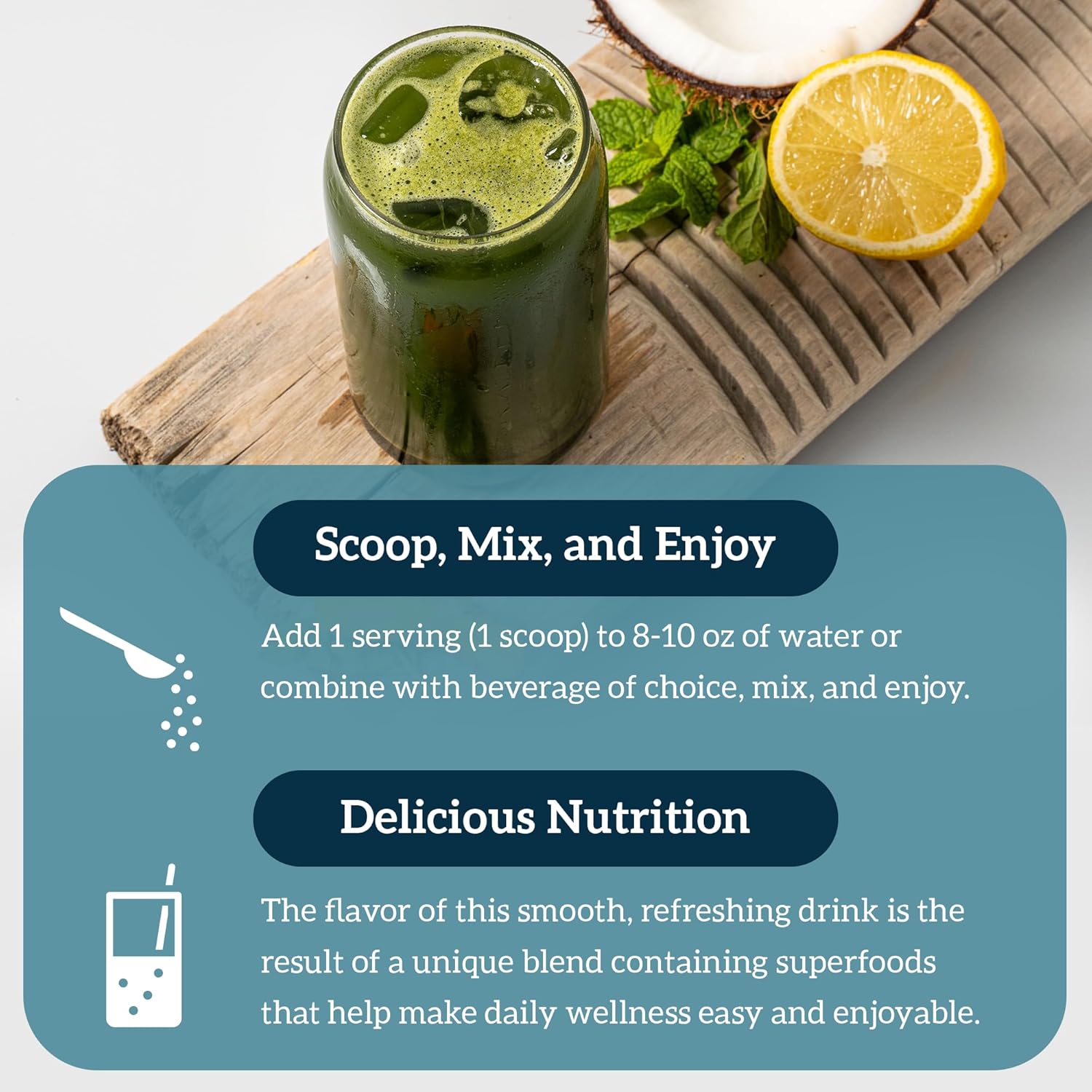 Organifi Green Juice Powder - 180-Day Supply of Organic Superfood - Vegan Greens for Stress Relief and Weight Management - Promotes Total Body Wellness
