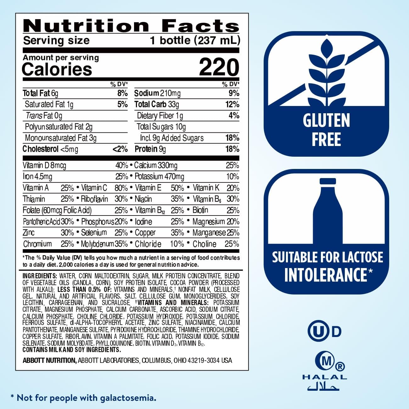 Original Milk Chocolate Nutrition Shake - Meal Replacement Shake - 16 Pack