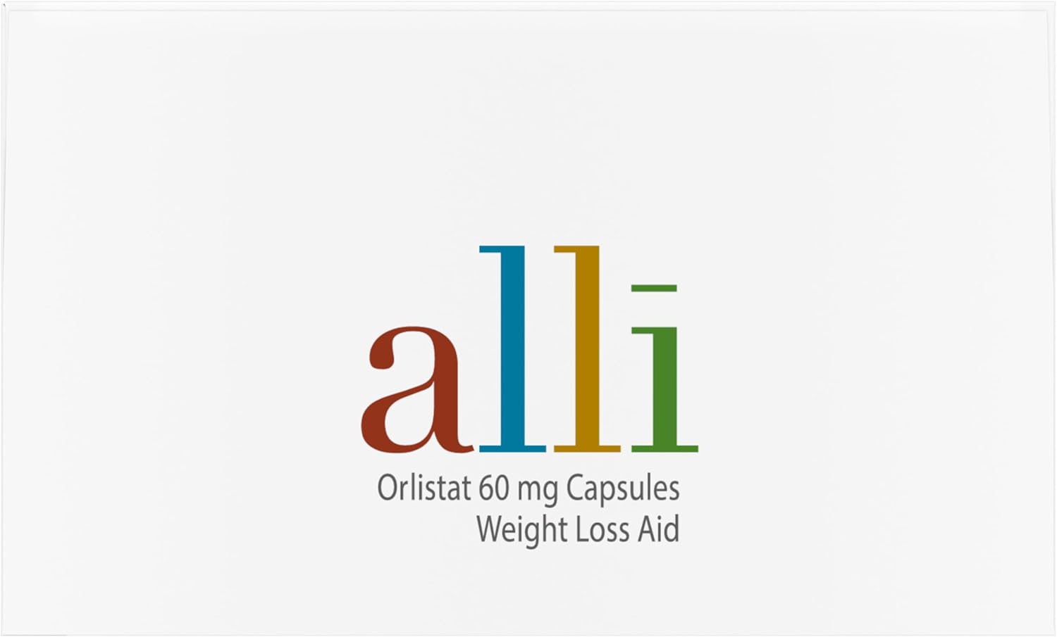 Orlistat 60mg Capsules for Weight Loss, 170 Count - alli Diet Supplement Pills