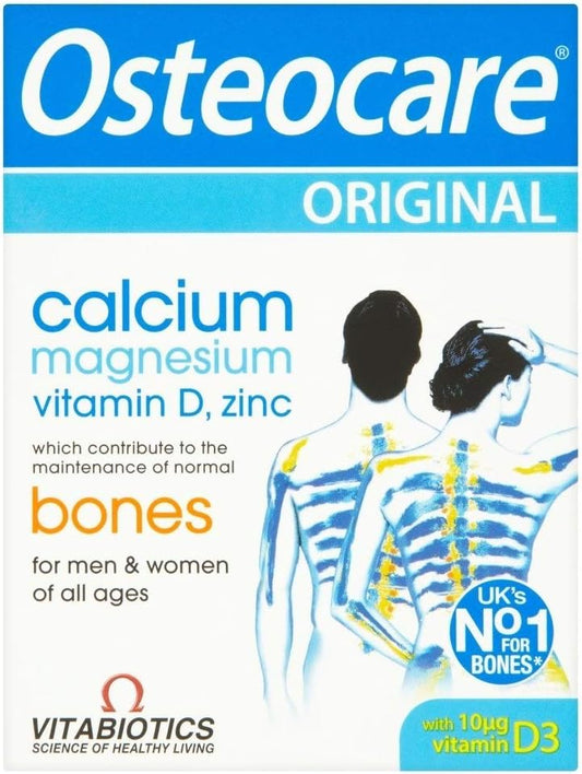 Osteocare 30 Tablets for Bone Health and Strength, Calcium and Vitamin D Supplement