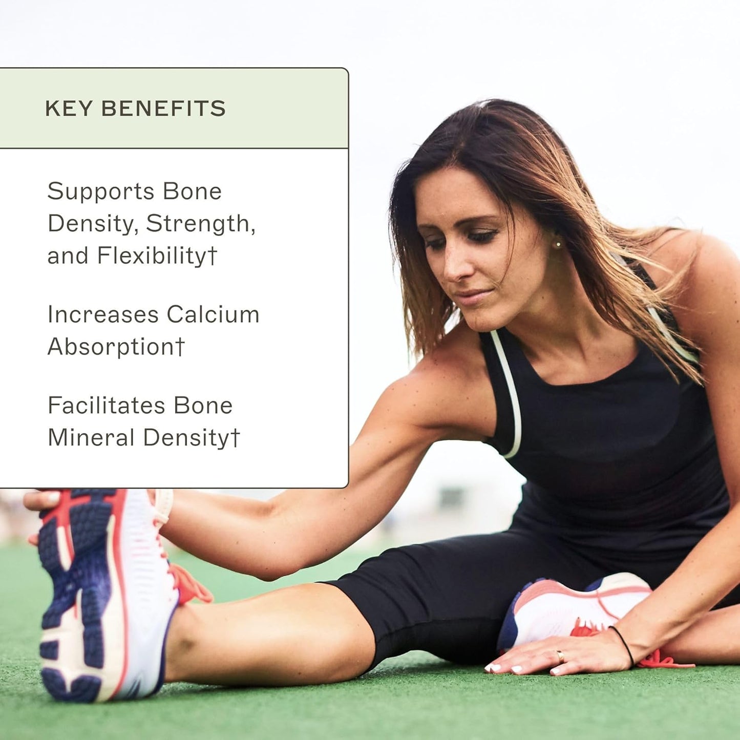 OsteoDura Bone Strength Supplement with Sea Minerals & Vitamin K - Support Bone Growth & Flexibility - 120 Capsules