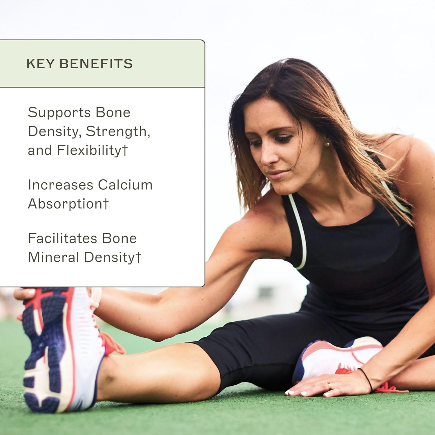 OsteoDura Bone Strength Supplement with Sea Minerals & Vitamin K - Support Bone Growth & Flexibility - 120 Capsules