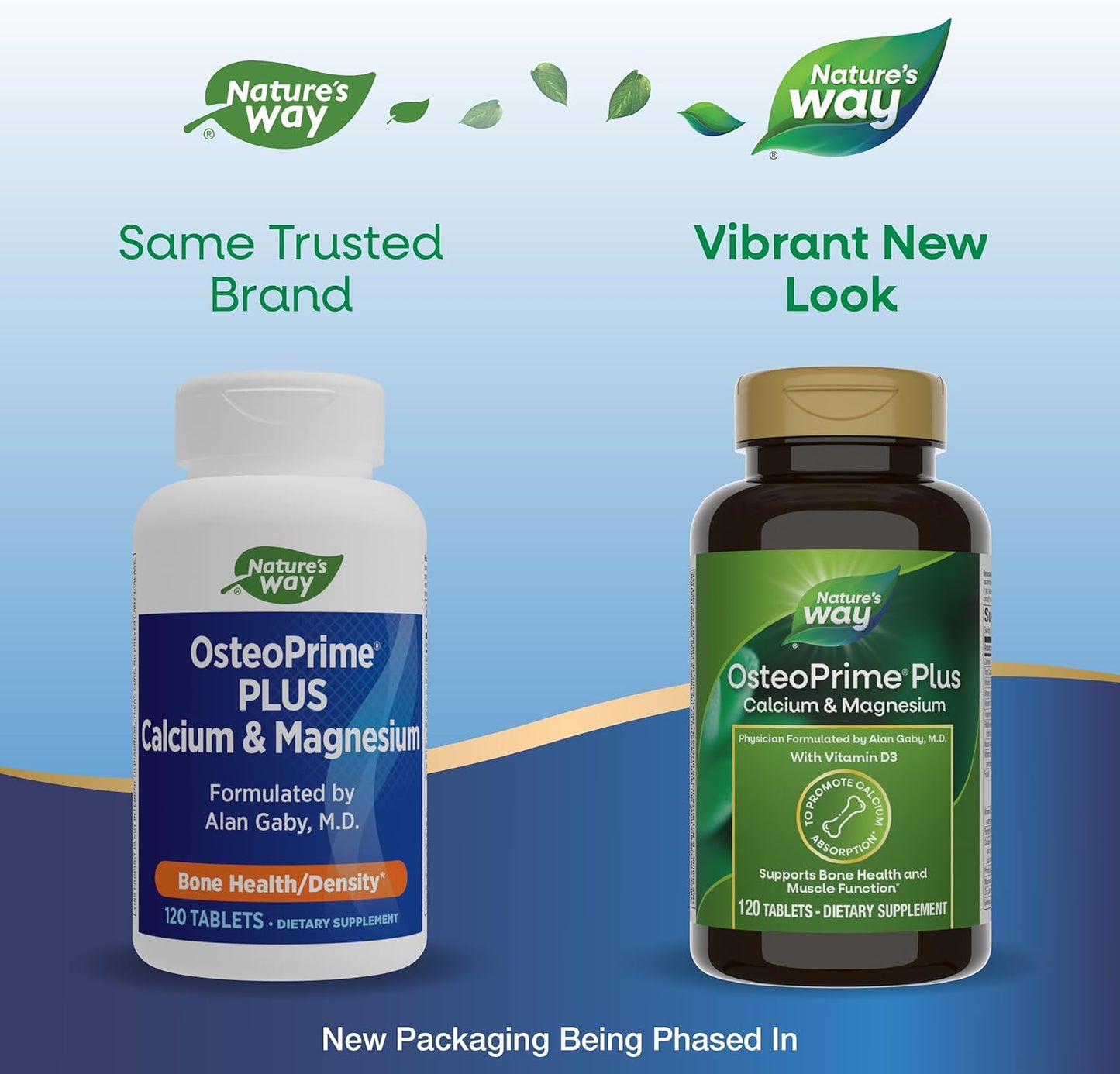 OsteoPrime PLUS Calcium & Magnesium with Vitamins D3 & K2, Vegetarian, 120 Tablets for Bone Health & Muscle Function