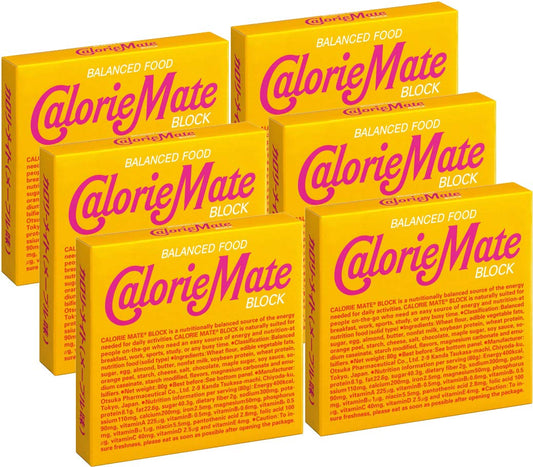 Otsuka Calorie Mate Maple Balanced Food 2.82oz/80g (6 Pack) - Nutritious and Convenient Snack for On-the-Go