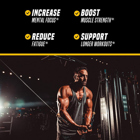 Outwork Nutrition Caffeine-Free Pre-Workout Powder with Nootropics - Boost Energy and Mental Focus for Enhanced Workouts - 226 Grams (Piña Colada Flavor)