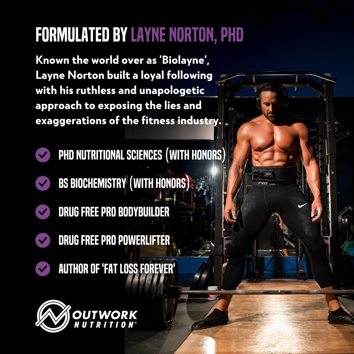Outwork Nutrition Recovery Drink: Post-Workout Powder with Creatine for Men & Women, Muscle Builder - Gummy Bear Burst, 230g